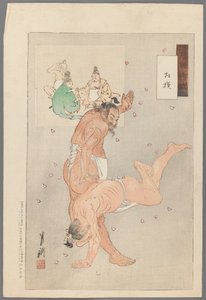 Wrestlers from the Series Gekko Zuihitsu by Ogata Gekko